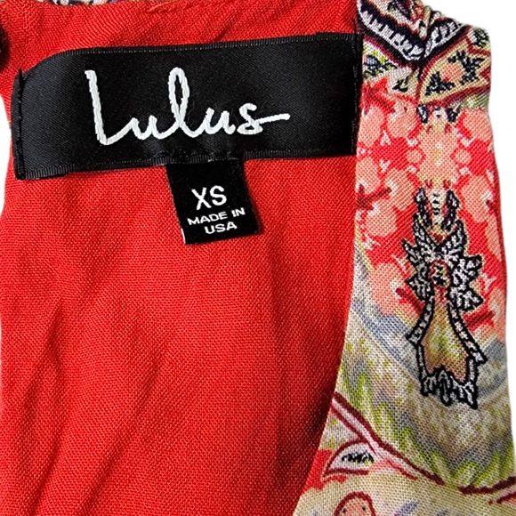 Lulus Design Major Swing Print Dress D87321 Sz Small - Picture 4 of 6